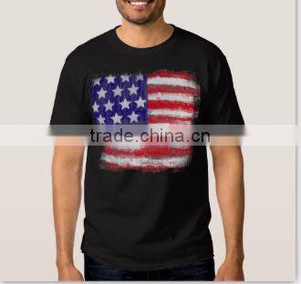 American flag Black White Tees latest new design men printing t shirt for men