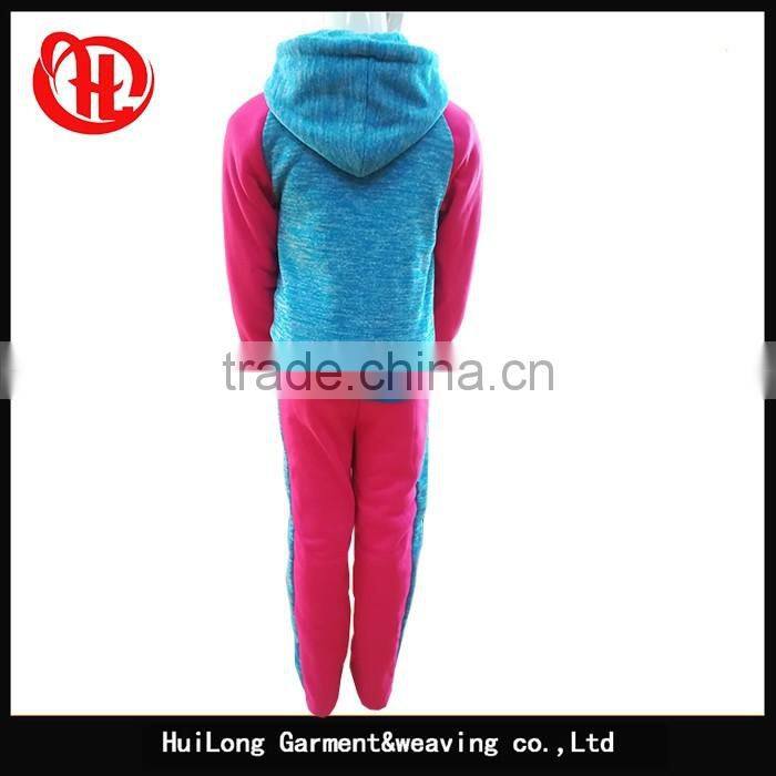 Outdoor casual sportswear girls winter clothing set