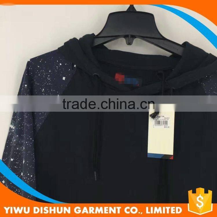 Men Star Print Cheap Cotton Bulk Fleece Hoodies