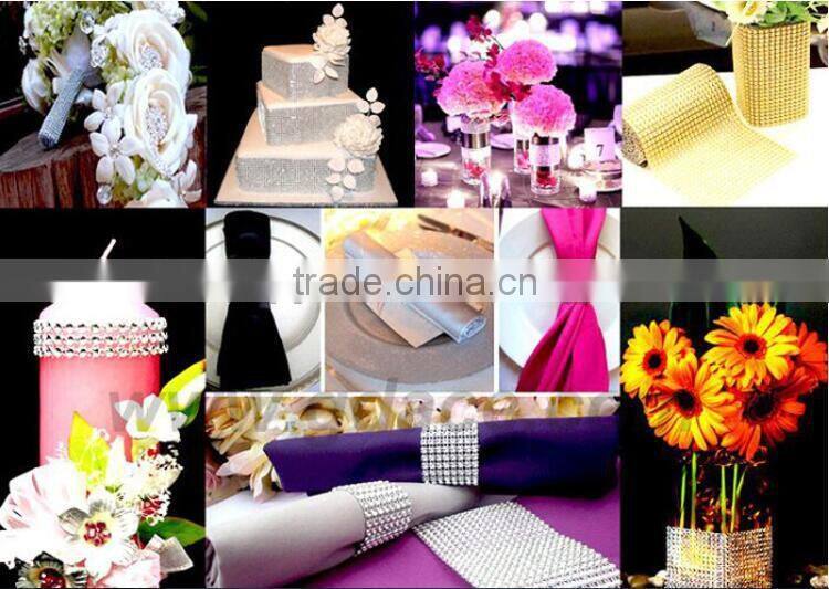 wholesale hot fix high quality crystal 4mm rhinestone mesh manufacture