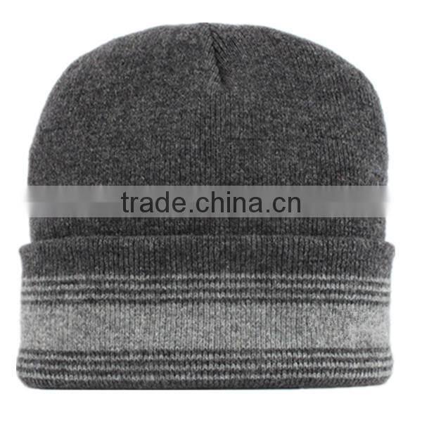 Latest design knitting pattern wool winter man hat