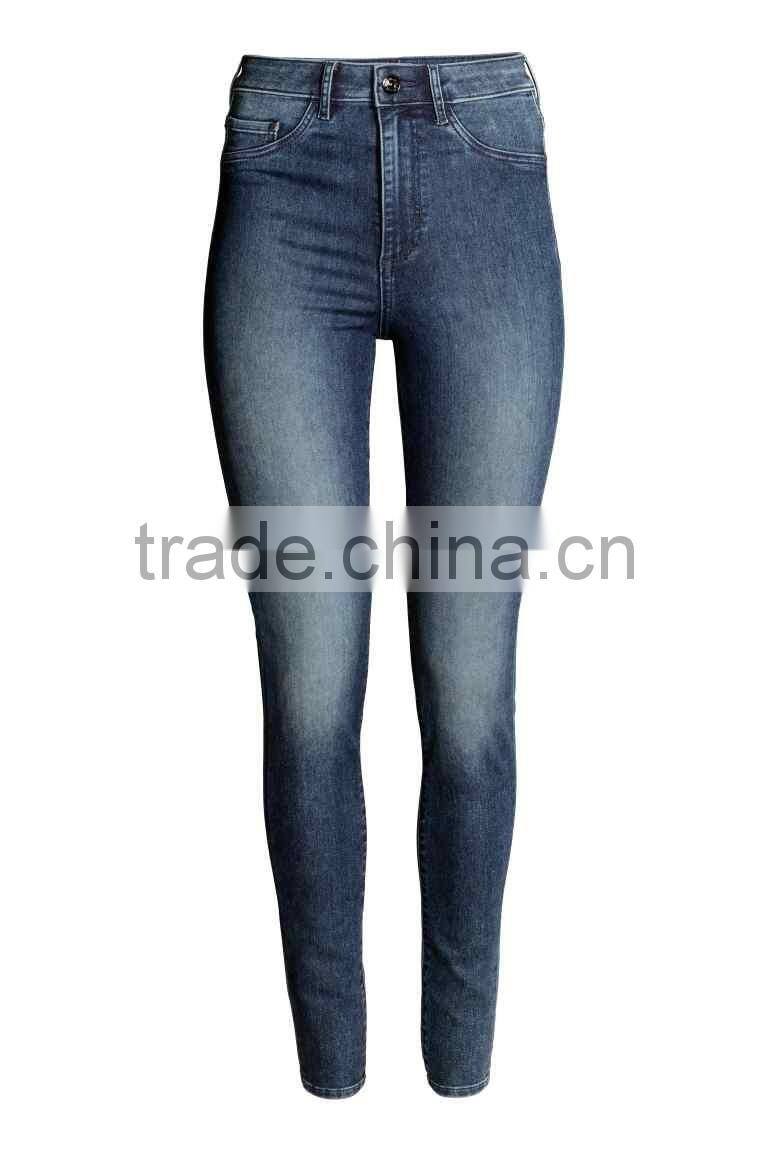 Super Skinny High Jegging,2016 summer women denim pants,women corpped jean