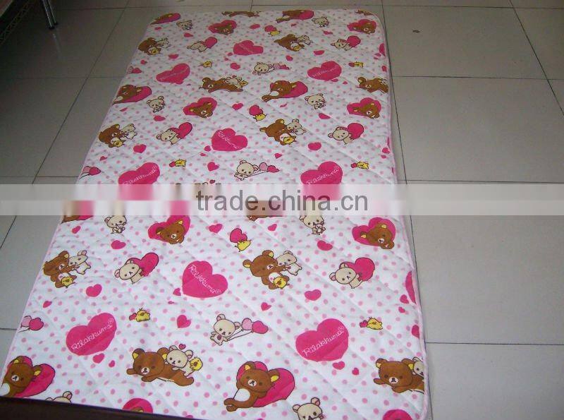 ruffled baby quilt plain white oem stuffing