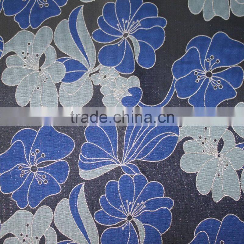 Garment textile floral jacquard good quality fabric