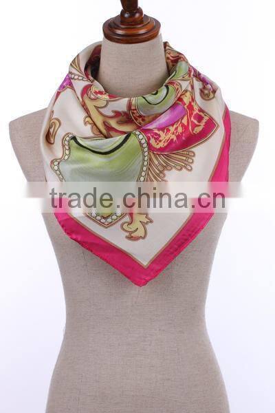 Newest Fashion Style Digital Printing Silk Scarf