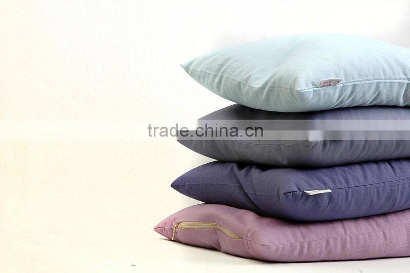 customized cherry core filling cotton canvas pillow cover