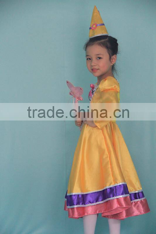 OEM Factory Child Cosplay Elf Princess Dress