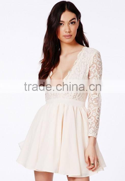 2016 New fashion wholesale China factory trendy style summer lace dress designs