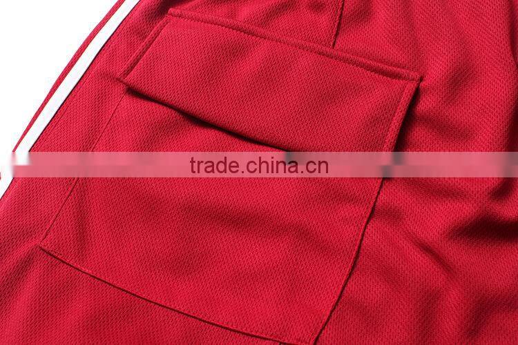 wholesale cheap 100%polyester dri fit sport shorts with custom design
