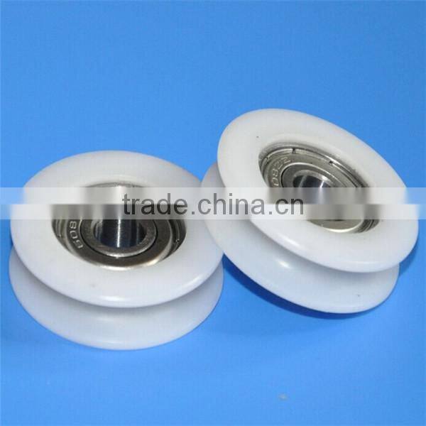 V groove nylon pulley wheels 608ZZ