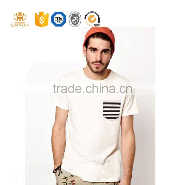 custom wholesale 100% cotton print soft pocket China manufactures t-shirts
