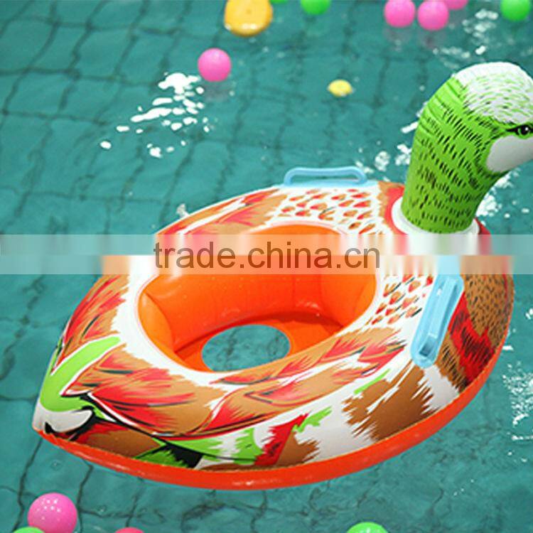The new 2014 baby swim ring The duck pattern by PVC inflatable boat