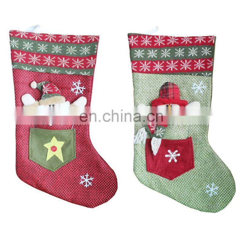 Party Supplies Unique Santa Claus Snowman Christmas Stocking