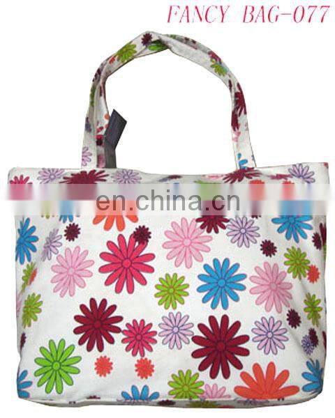 Custom Recyclable Printed Promotional women bag shopping wholesale