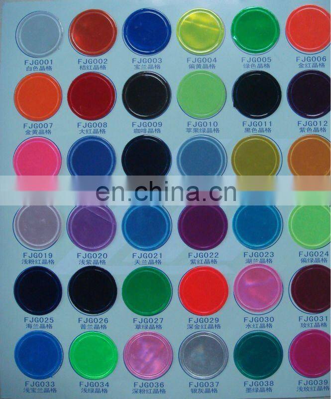 PVC reflective keychain with Different color and Shape