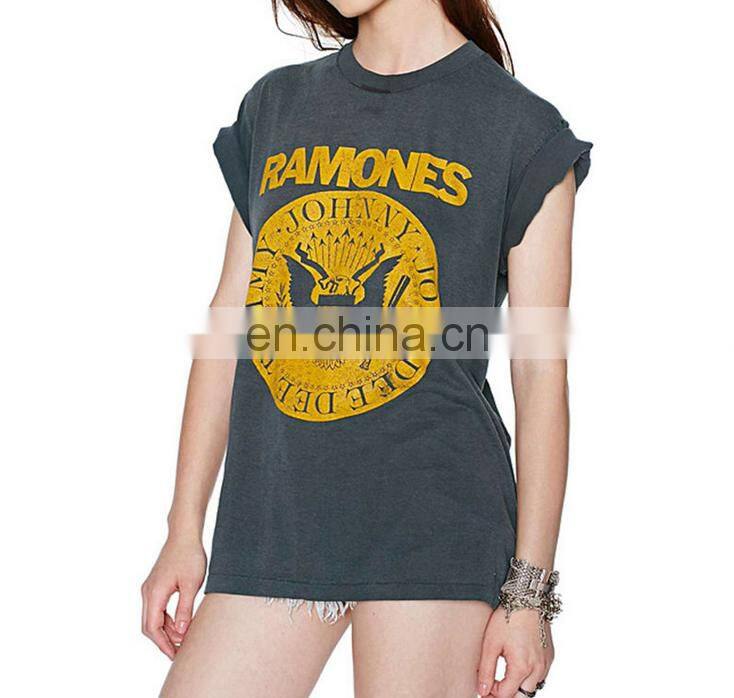 Custom Cotton Plus Size Women Clothing Casual T-shirt Fashion Slim Short Sleeve V Neck Tshirt
