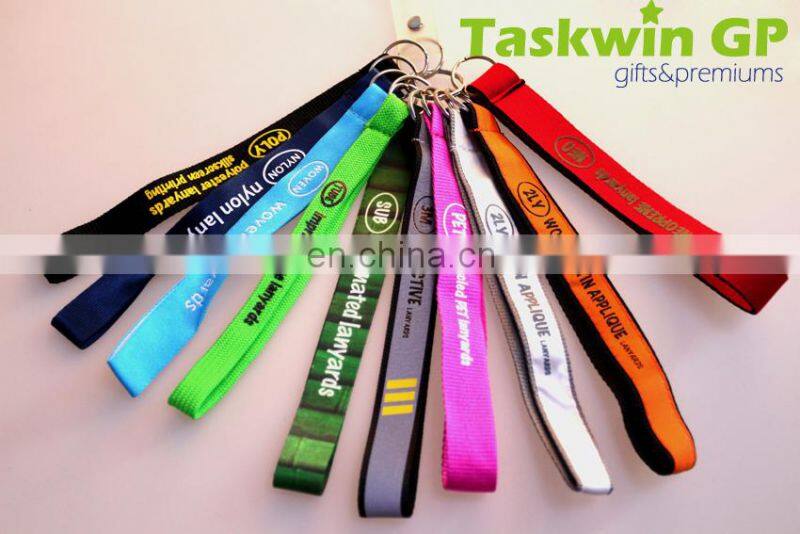 custom imprinting aluminum carabiner lanyard carabiner with short lanayrd