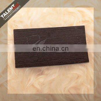 custom PU back patches denim leather label for jeans garment