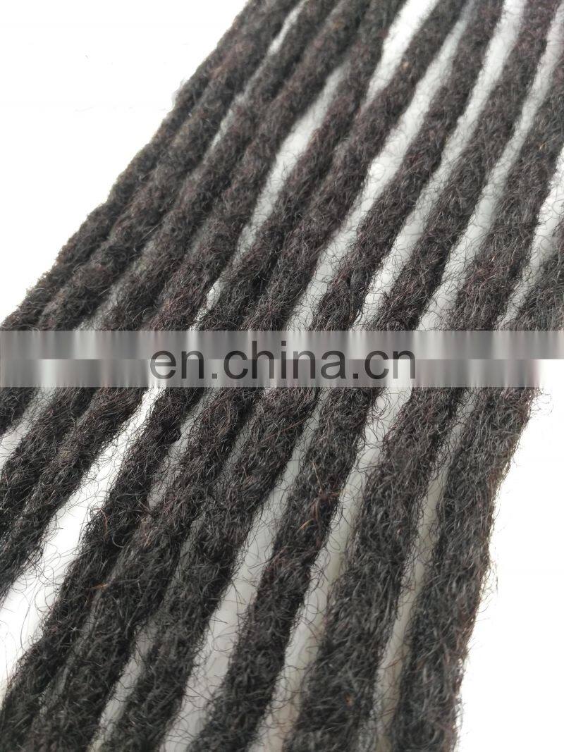 bundle weft Brazilian Remy Virgin human dread lock hair extension