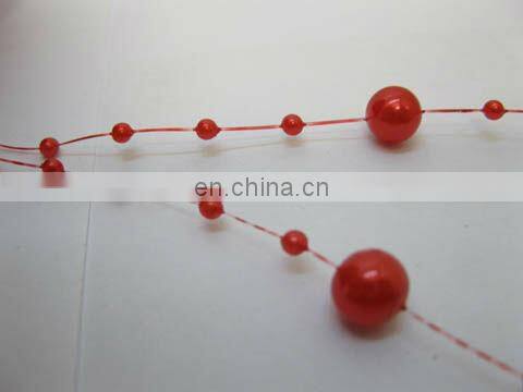 60Meter Red Beaded Garland for Wedding Craft