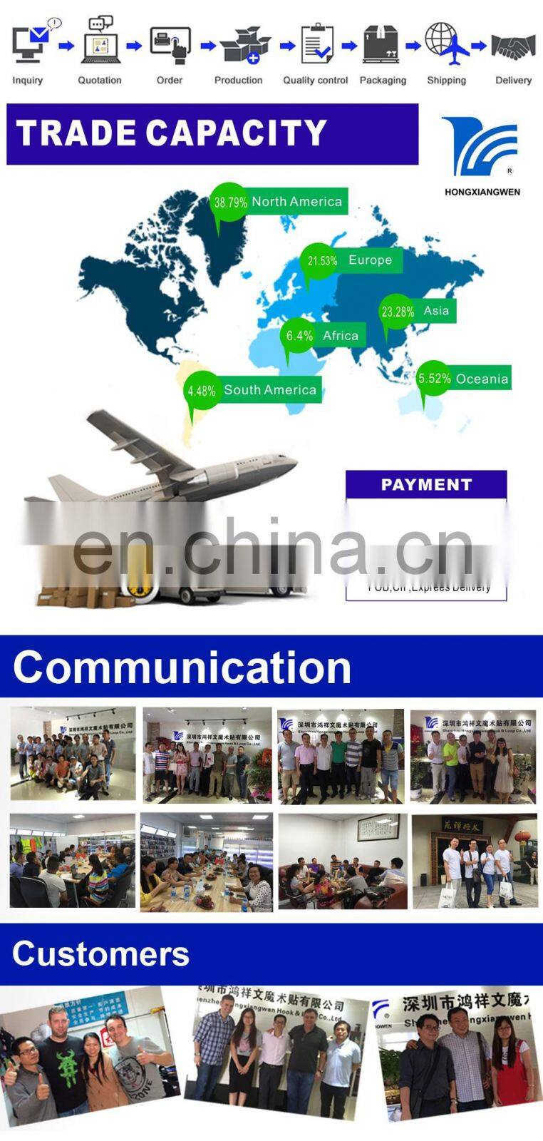 Black custme logo loop tape ski sleeves for cross country ski sports