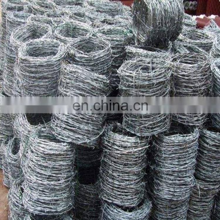 Galvanized or PVC coated Barbed wire Cheap Barbed wire