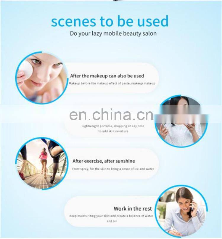 High Quality 5 in 1 Rechargeable Fashionable Handy Mist Sprayer Moisturizer Nano Ionic Facial Steamer