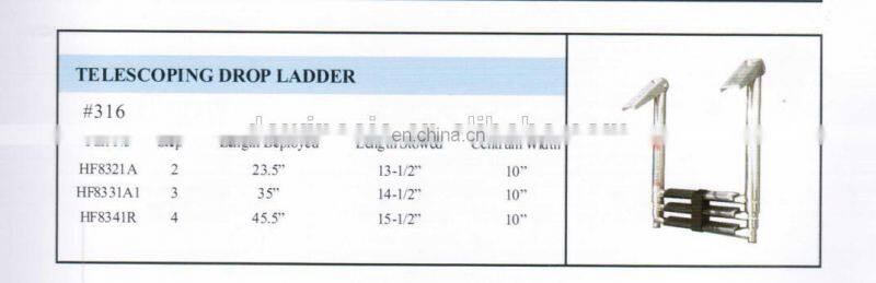 Marine Stainless Steel Telescopic Lightweight Ladders