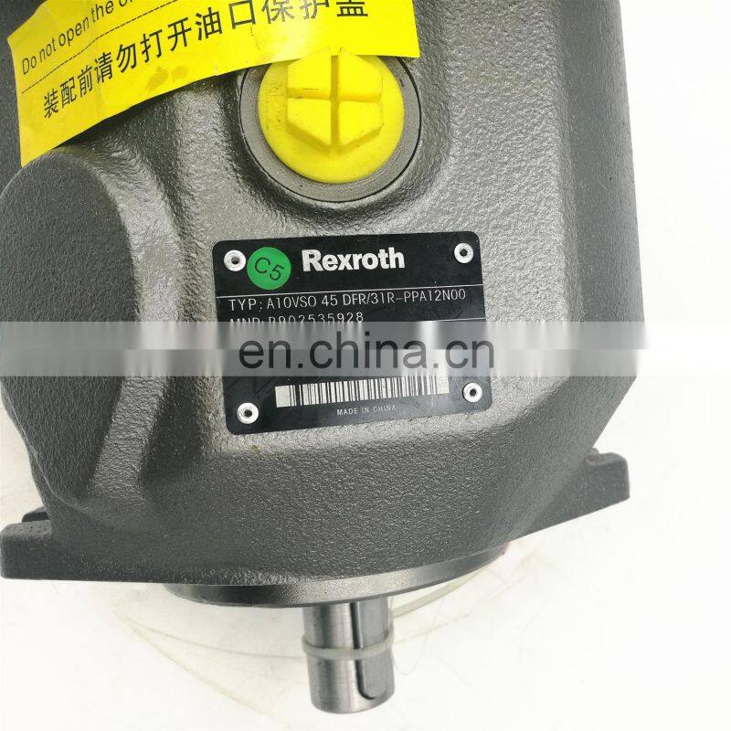 Trade Assurance replace rexroth hydraulic axial piston pump A10VSO45DFR/31R-PPA12NOO hydraulic pump A10VSO series