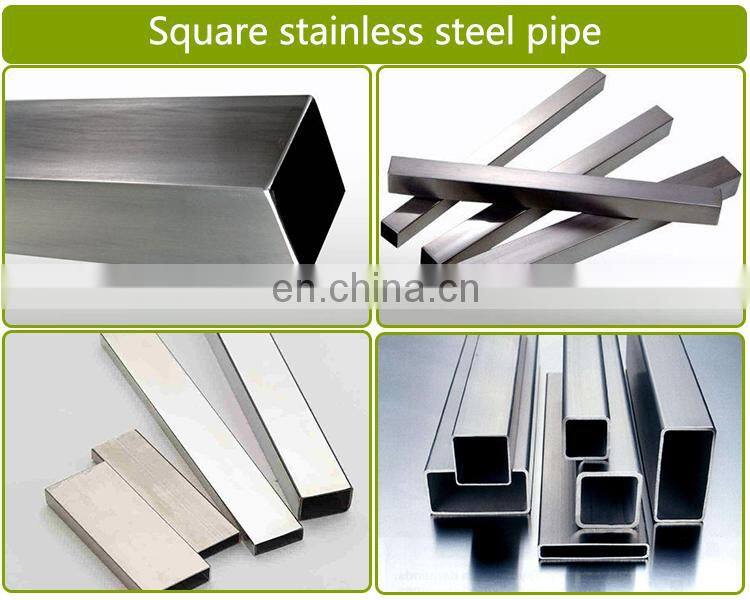Decoration Welded SS 316 Stainless Steel Square Pipe Price