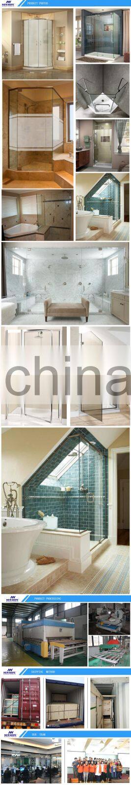 High-end sliding residential bathroom design door shower glass door
