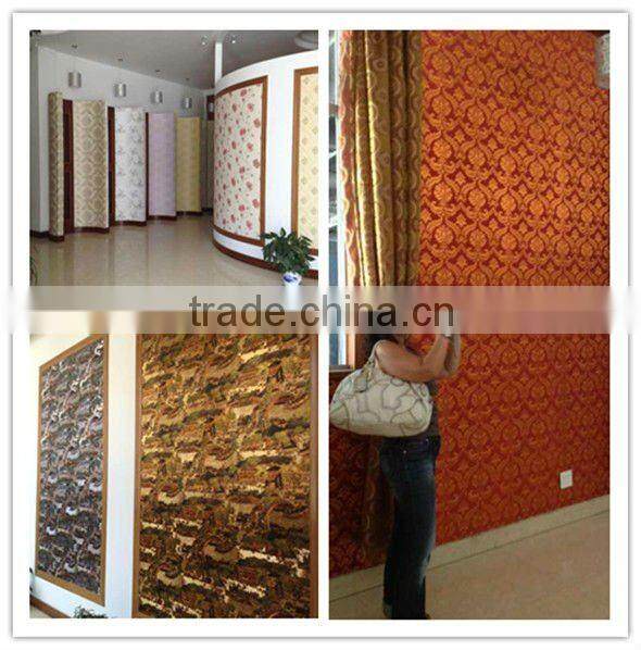 high quality hot modern room decoration wallpaper papier peint Damas