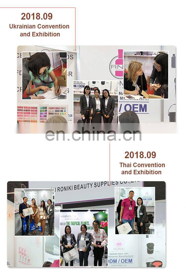 Private Label Nail Art Supplies 15 Ml Nail Polish Gel RONIKI Gel Nail Polish UV Gel