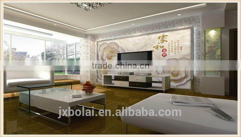 single faucet Glass Mosaic Tiles Wall Tiles Green for Living Room TV Backsplash Wall Art Decor 600*600mm