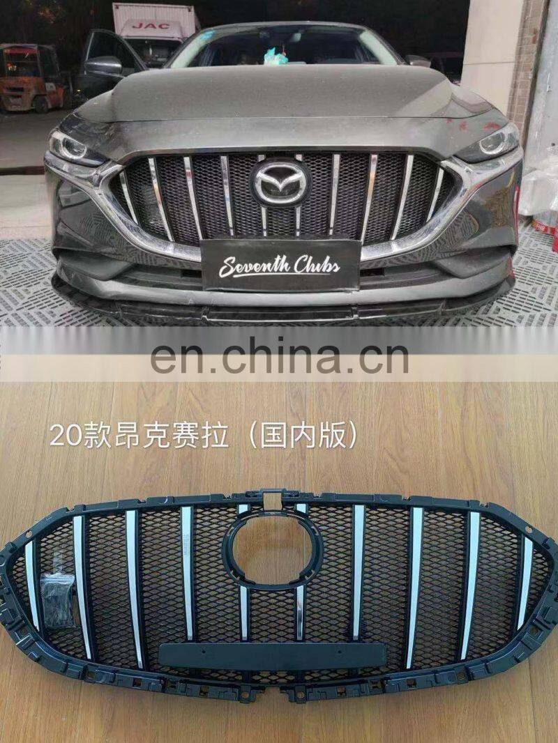 Body Kit Accessory Auto Car Good Quality Custom Kit Auto Spare Parts Front Grille FOR MAZDA series 3 axela
