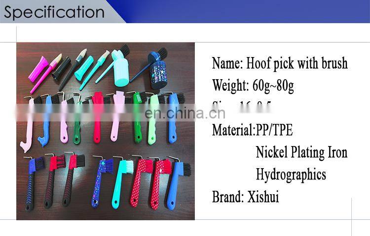 High quality livestock equipment glooming horse hoof brush for sale