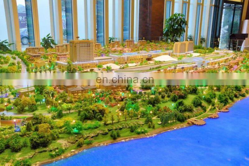 Large scale villa residential master planning scale model for city project