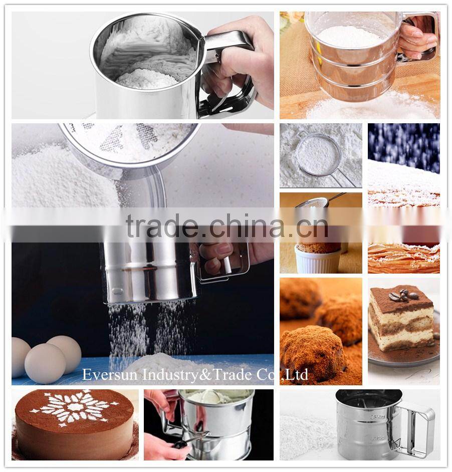 Private labeling elegant and graceful flour sifter