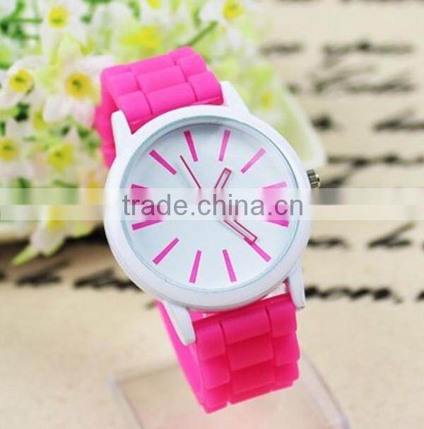fashion women silicone wristwatch