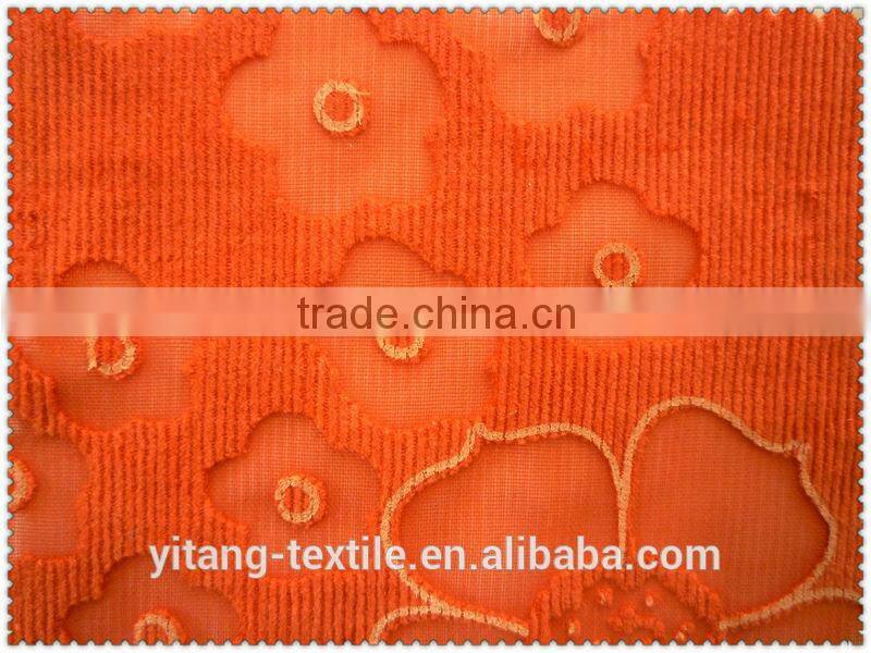 Cotton burn out fabric