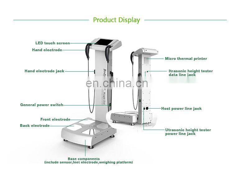 Portable body composition monitor full 3d body scanner for measurements