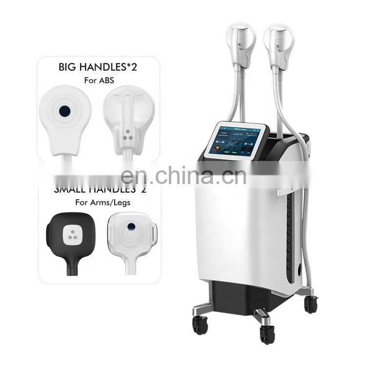 Hot selling 4 handle high intensity electromagnetic RF muscle building fat burning magnetic thin machine