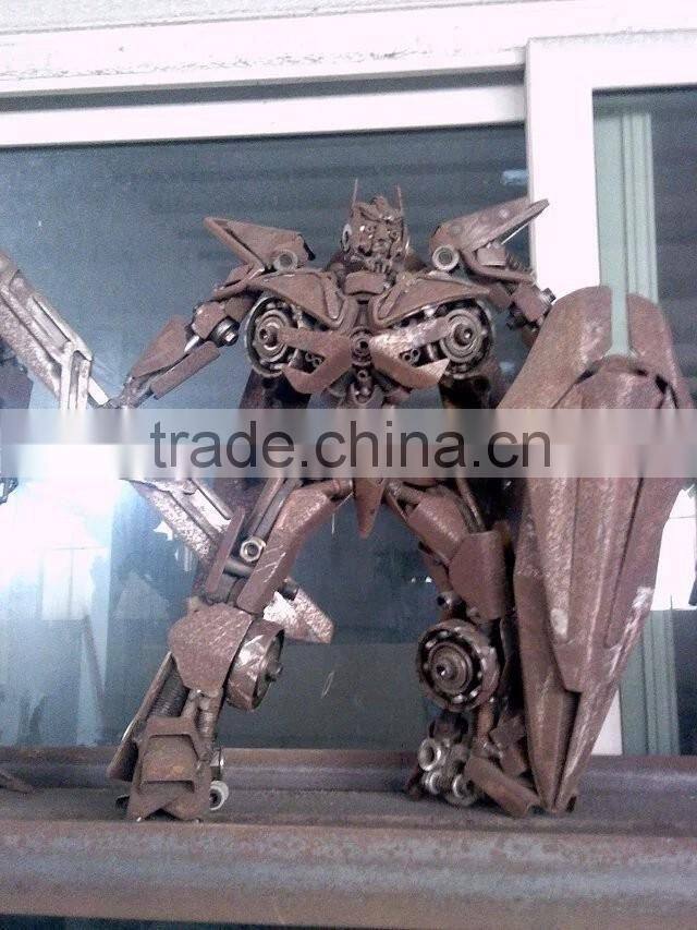 iron sculpture Sentinel Prime iron artistic decoration