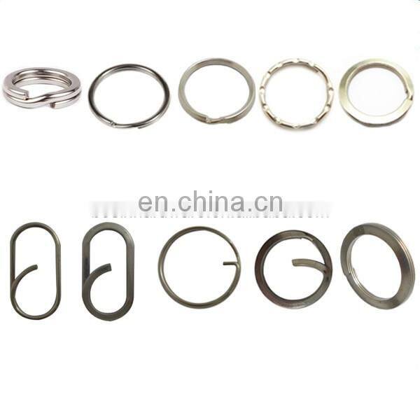 Fashion High Quality Metal Split Ring With Chain And Screw