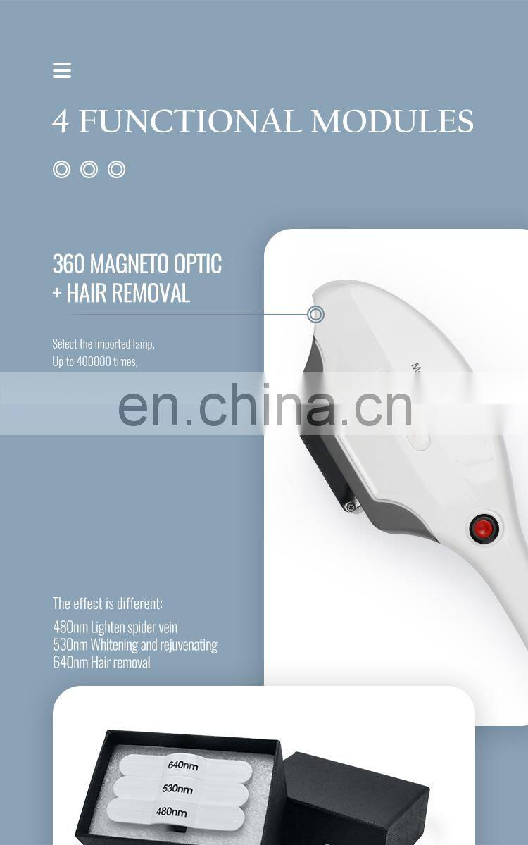 Multifunction beauty machine 3 in 1 laser elight ipl opt rf nd Yag Laser Tattoo removal