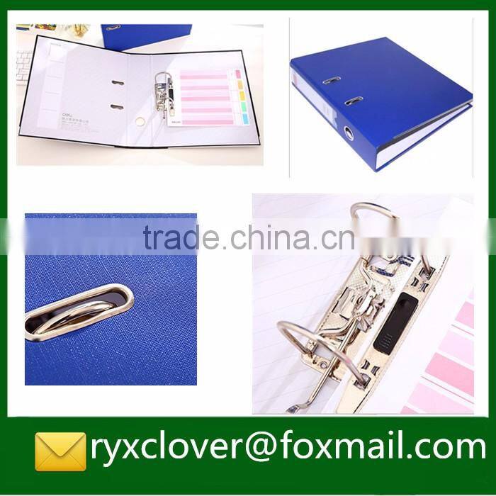 High quality office& school stationery a4 paperboard 2 ring lever arch file