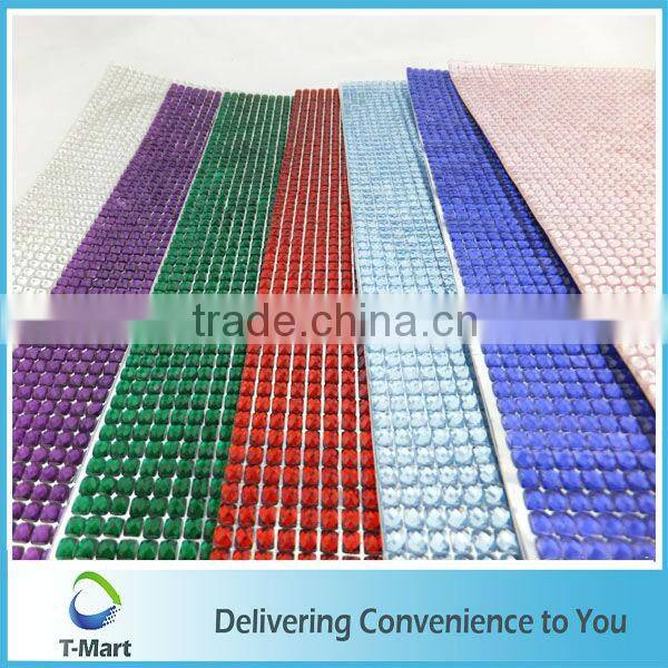 Hot Selling Products Epoxy ResinTransparent Plastic Rhinestone Sticker Sheet