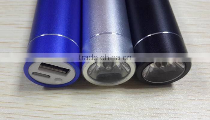 2600mAh universal portable power bank with led flash