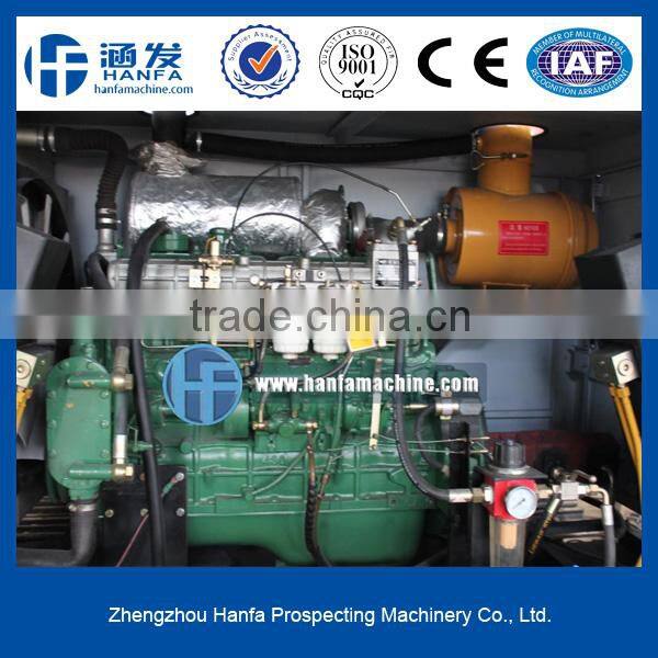 Good at drilling rock!! Powerful and Efficient HF300Y hydraulic water drilling rig
