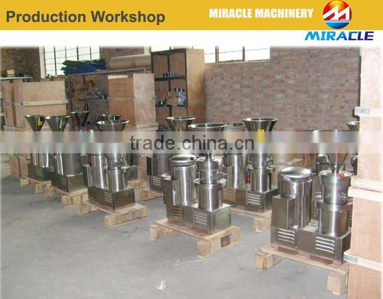 Durable and competitive price peanut seeds colloid mill for making fresh peanut butter for peanut processing industry